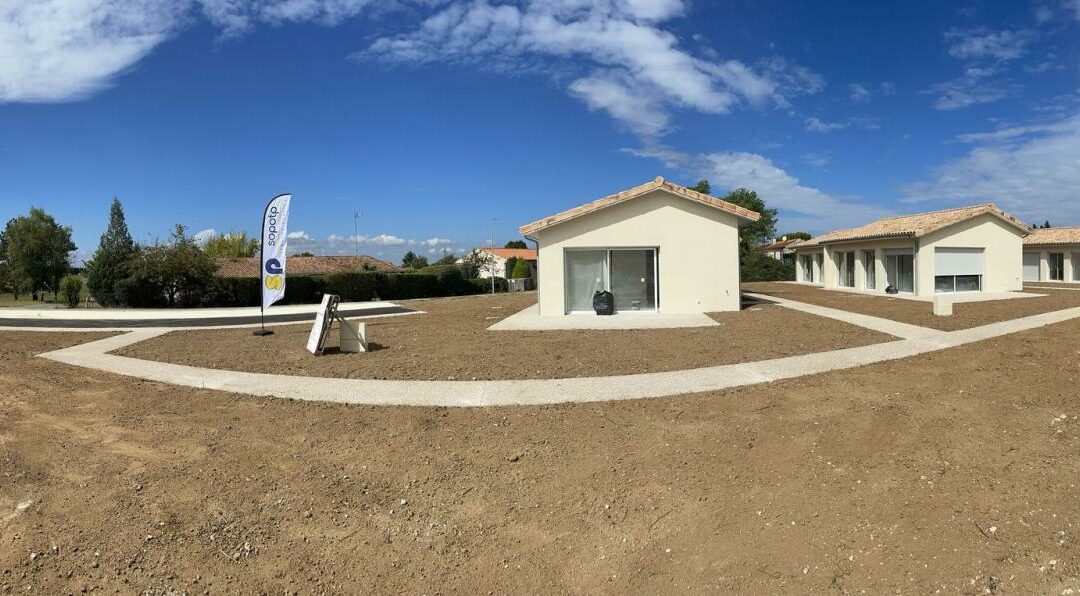 Création de plateforme pour construction de maisons, Jonzac (17)