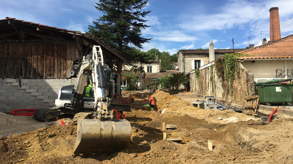 travaux terrassement réseaux raccordement sopotp